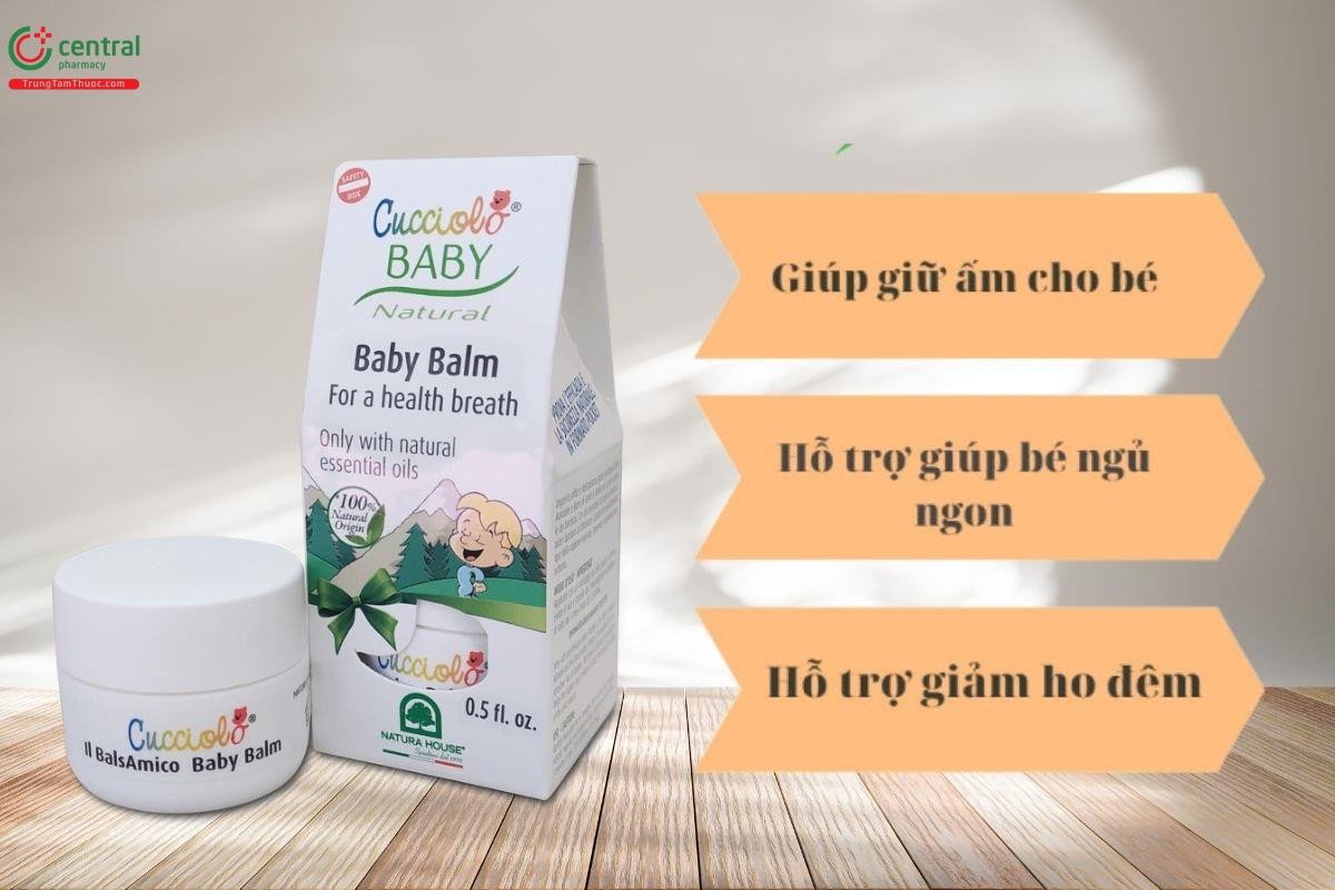 Kem giữ ấm Cucciolo Italy an toàn cho trẻ sơ sinh với chiết xuất tự nhiên