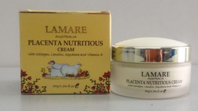 Kem trắng da nhau thai cừu Lamare Cream 100g, một trong những loại kem nhau thai cừu tốt nhất.