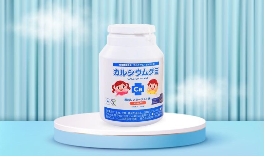 Kẹo canxi Gumi hỗ trợ phát triển chiều cao cho bé