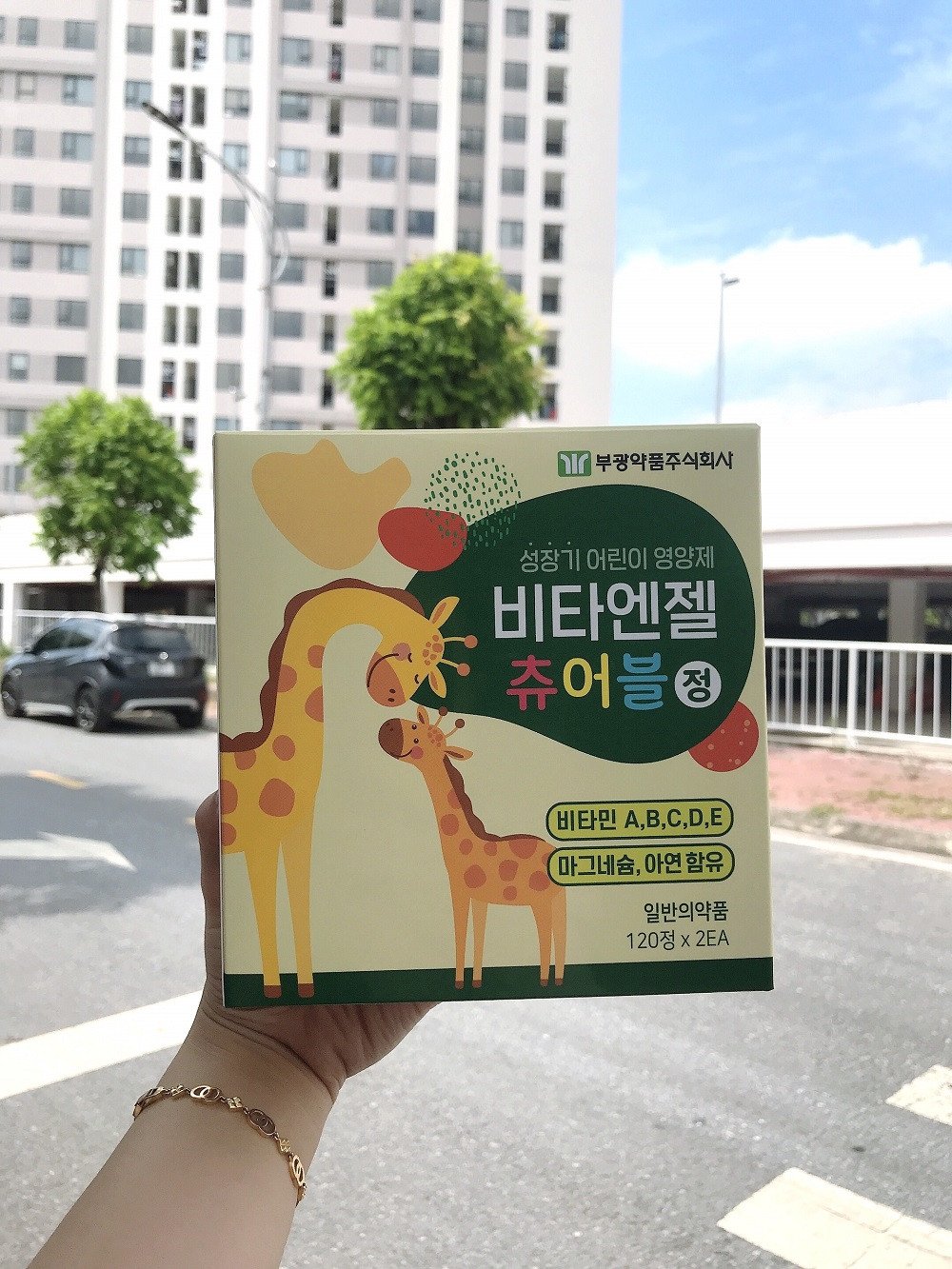 Kẹo canxi hươu cao cổ Hàn Quốc giúp trẻ phát triển chiều cao vượt trội