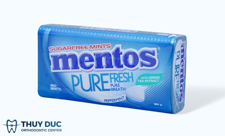 Kẹo ngậm Mentos Pure Fresh hương bạc hà