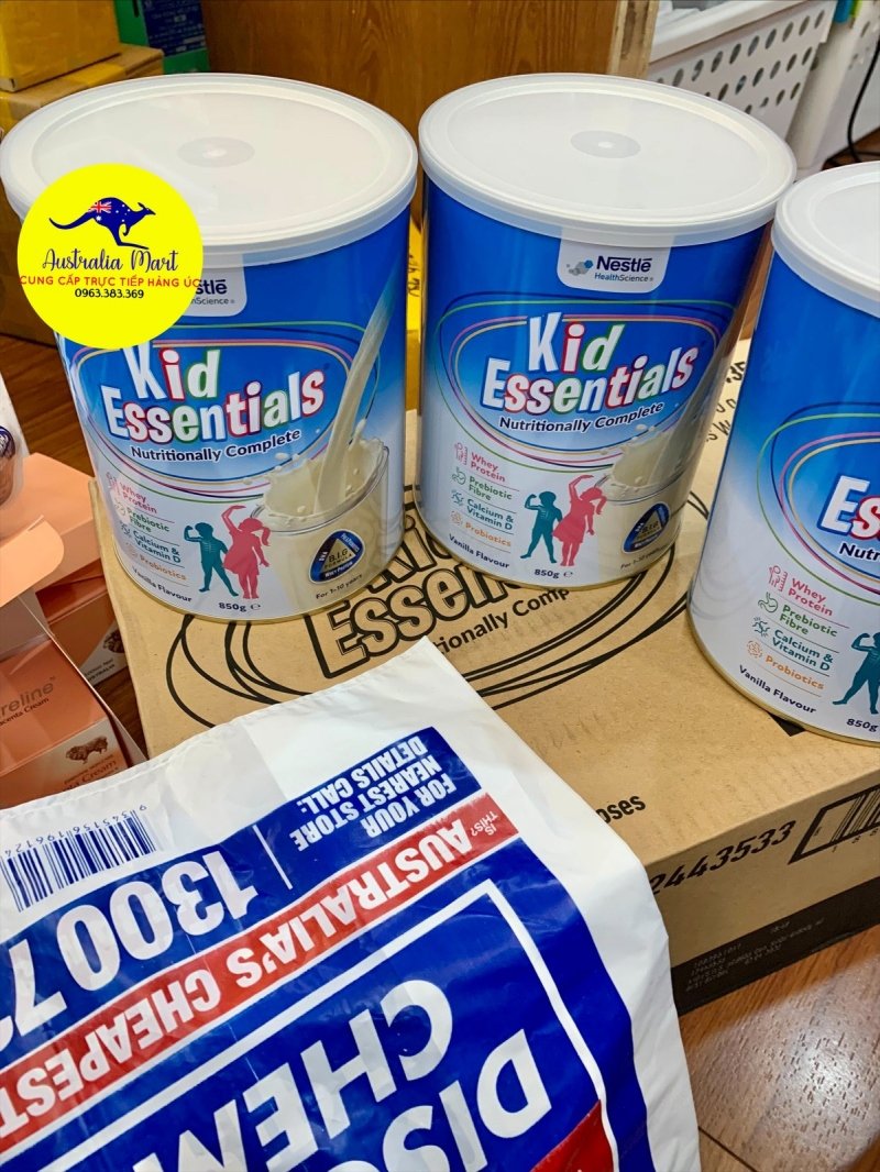 Sữa bột Kid Essential mẫu mới