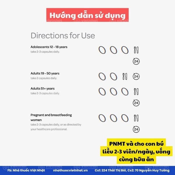 Liều dùng của Canxi hữu cơ Bio Island