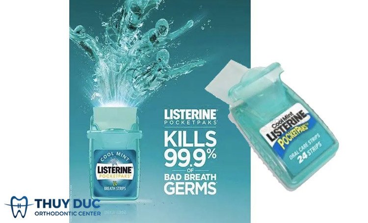 Listerine Pocketpaks làm thơm miệng