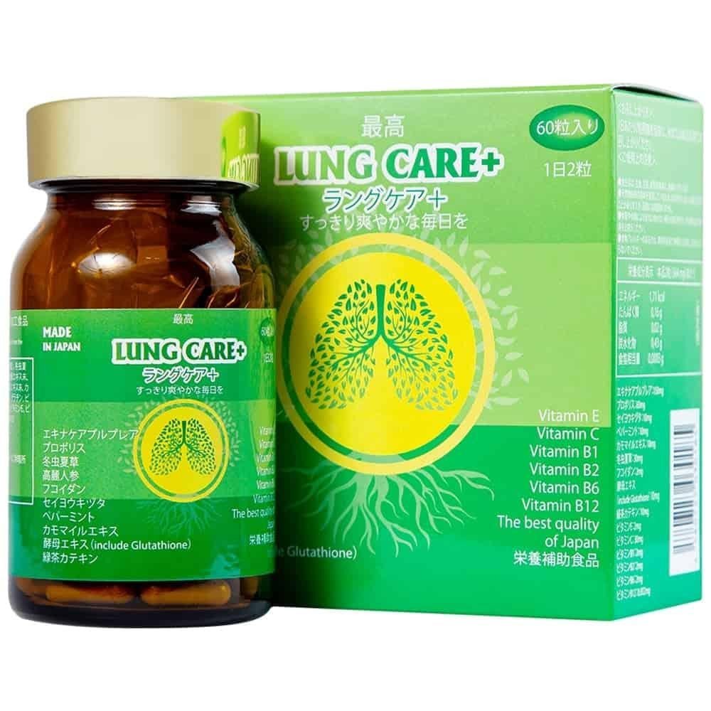 Lung Care Plus - thuốc bổ phổi của Nhật hỗ trợ hô hấp