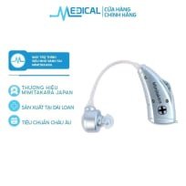 Máy trợ thính siêu nhỏ Mimitakara Japan UP-6B7, thiết kế tinh tế và thoải mái cho người già.