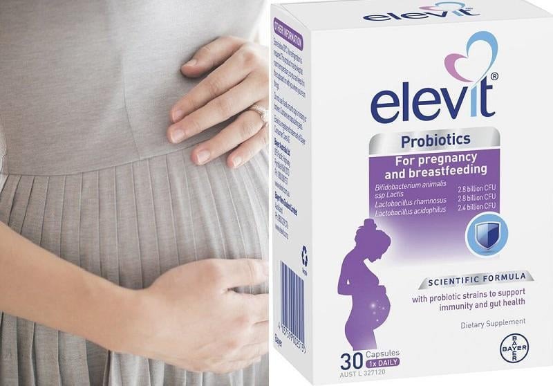 Men vi sinh Elevit Probiotics dành riêng cho phụ nữ mang thai và cho con bú