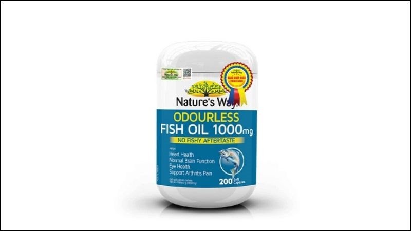 Nature’s Way Fish Oil giúp tăng cường trí não và khả năng tư duy của trẻ
