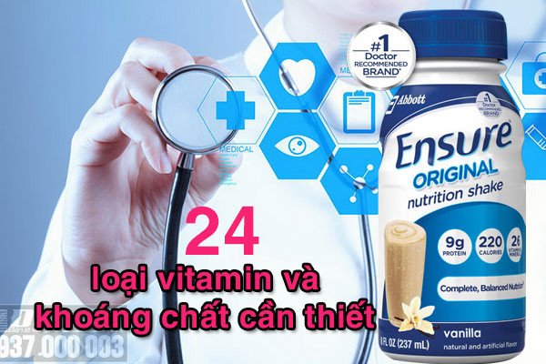 Người cao tuổi uống sữa Ensure giúp phục hồi sức khỏe