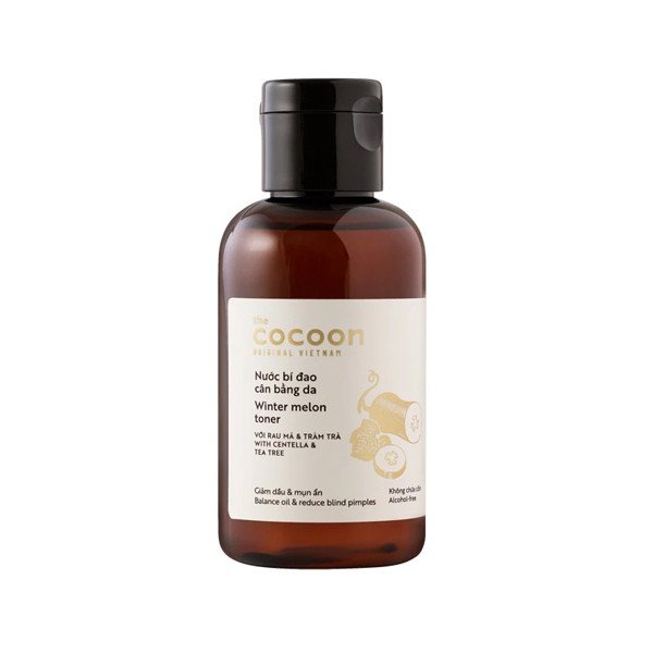 Nước cân bằng Cocoon chiết xuất bí đao giúp se khít lỗ chân lông, làm dịu da