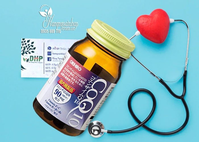 Orihiro CoQ10 90mg viên uống bổ tim Nhật Bản