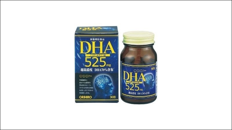 Orihiro DHA 525mg của Nhật Bản hỗ trợ phát triển trí não trẻ em
