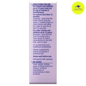 Ostelin Infant Vitamin D3 - Bổ sung Vitamin D3 dạng giọt cho trẻ sơ sinh