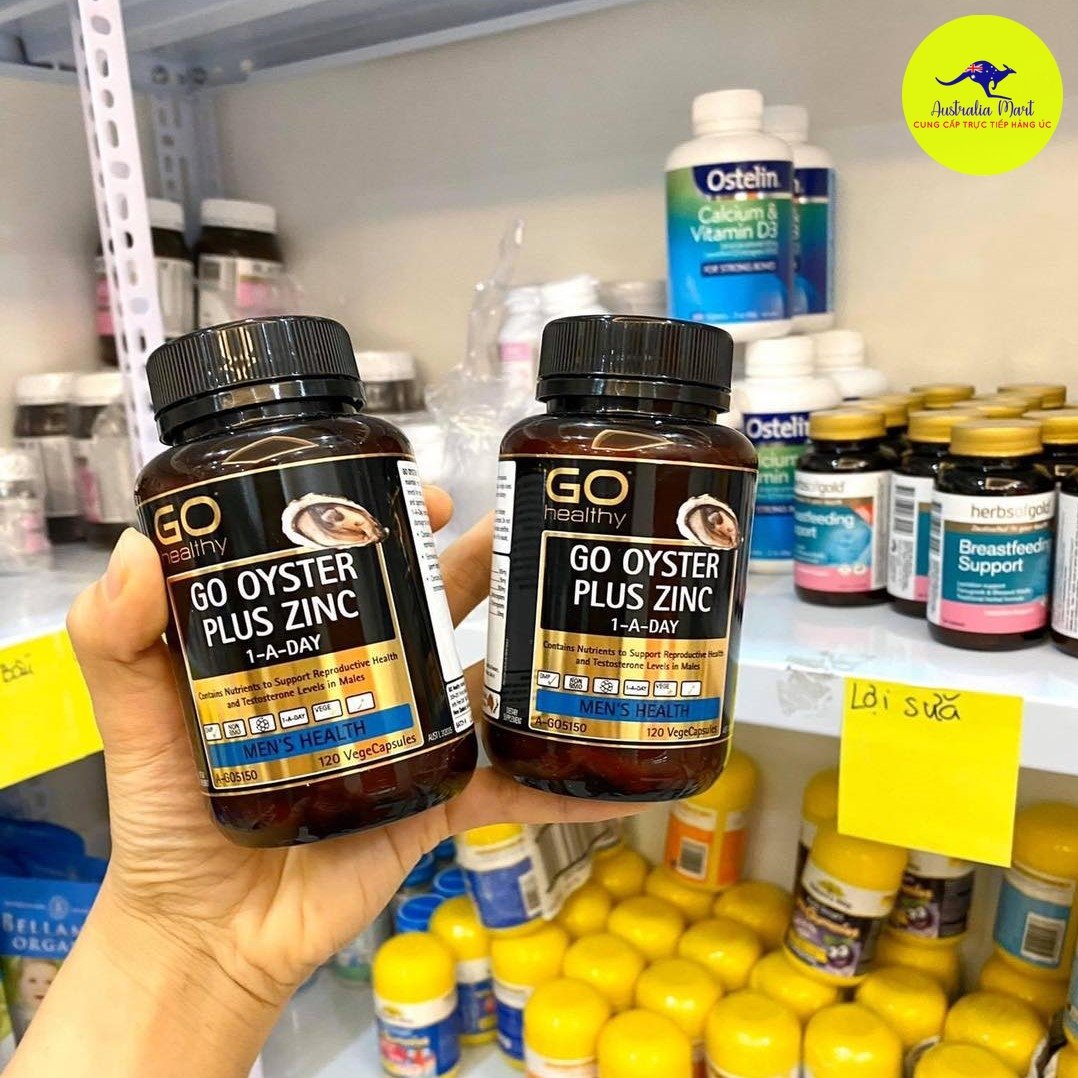 Viên uống tinh chất hàu Go Oyster Plus Zinc Go Healthy