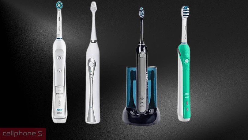 Phân loại các loại bàn chải đánh răng điện phổ biến trên thị trường