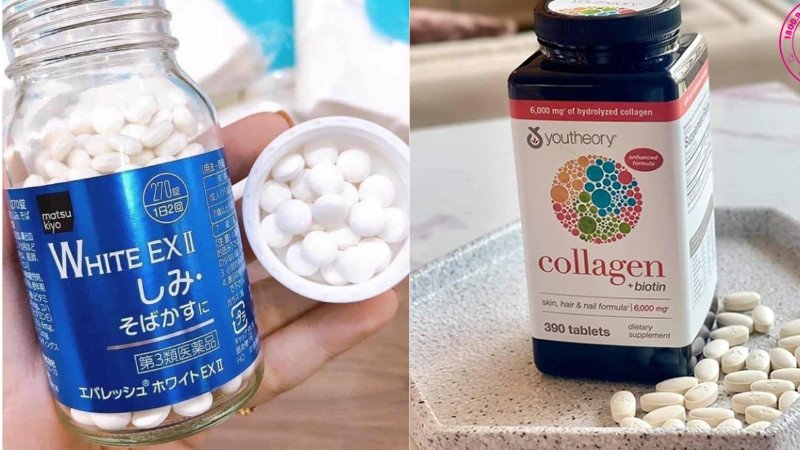 Phân tích nên uống viên trắng da hay collagen để đạt hiệu quả tốt nhất