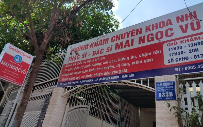 Phòng khám chuyên khoa nhi Bs Mai Ngọc Vũ