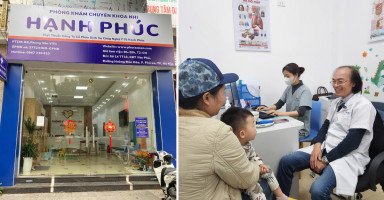 Phòng khám Nhi Hạnh Phúc quy tụ bác sĩ từ bệnh viện tuyến trung ương