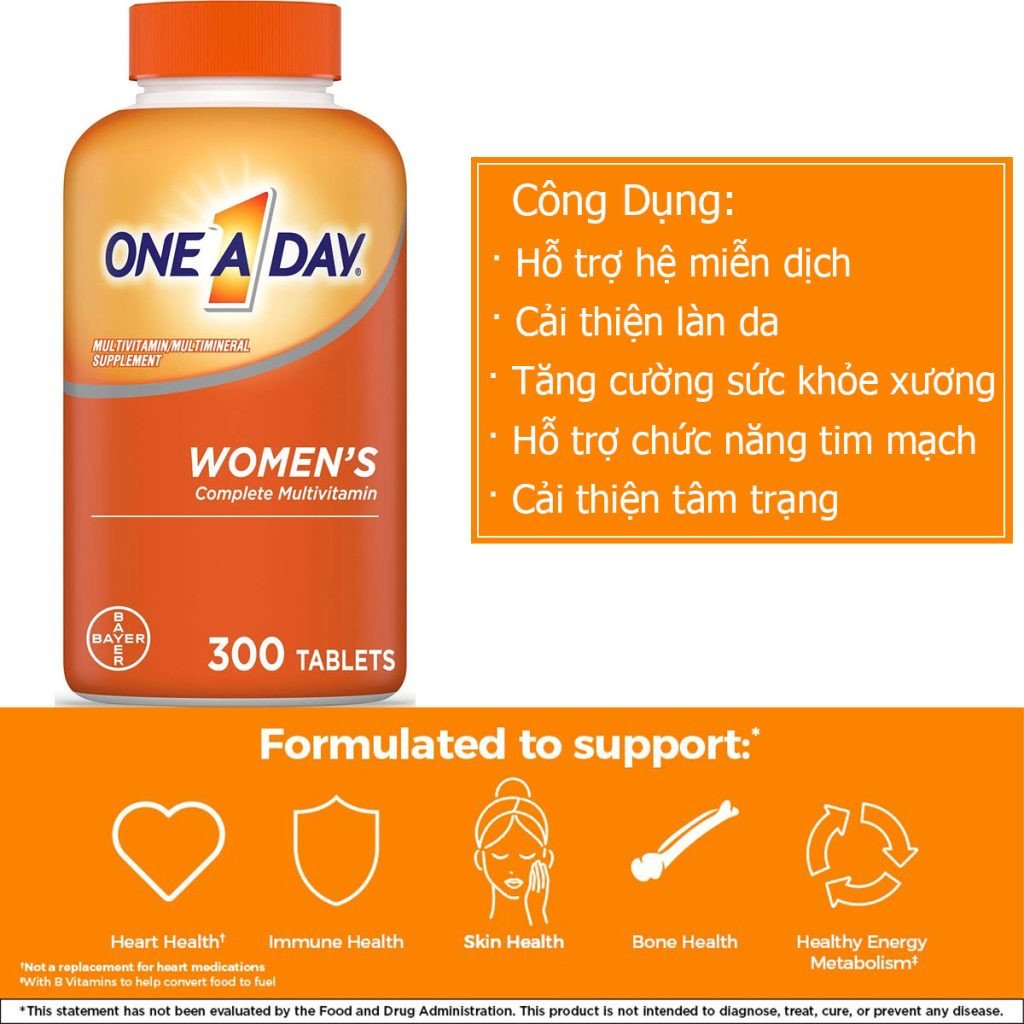 Phụ nữ trẻ sử dụng vitamin tổng hợp của Mỹ để duy trì sức khỏe tổng thể và sắc đẹp