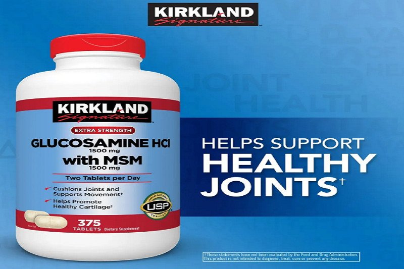 Sản phẩm Kirkland Signature Glucosamine HCl hỗ trợ xương khớp