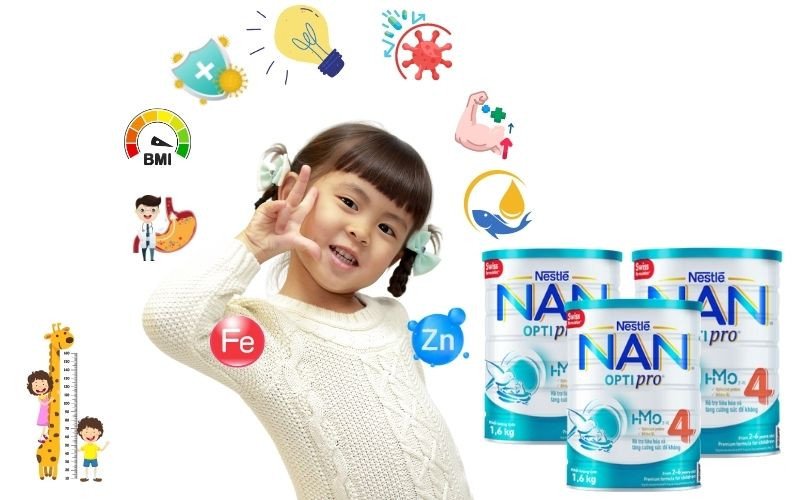 Sản phẩm sữa NAN OPTIPRO, bổ sung dưỡng chất tối ưu cho trí não và xương