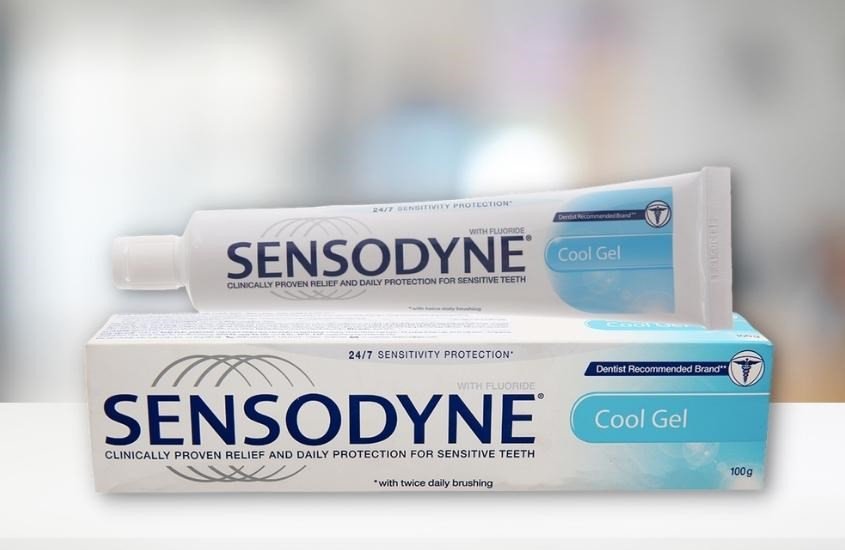 Sensodyne Cool Gel kem đánh răng giảm ê buốt