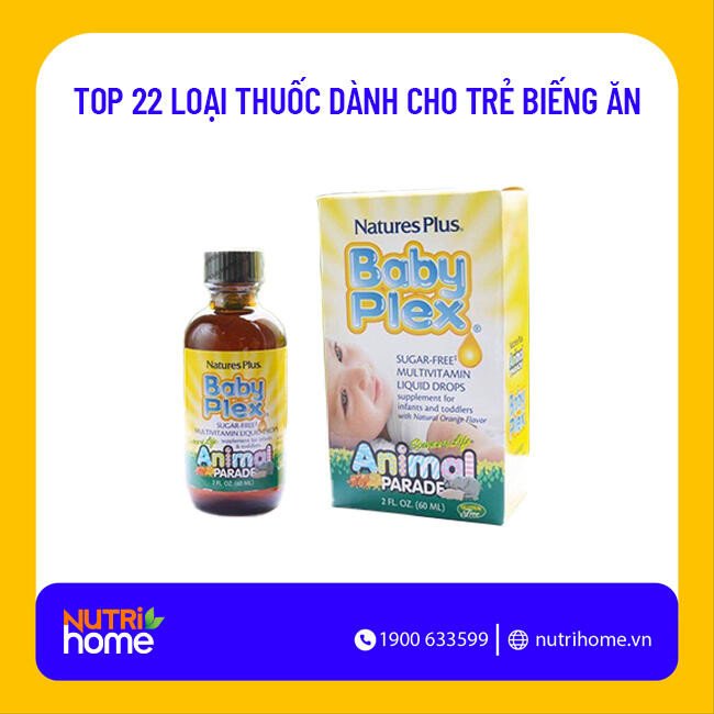 Siro Baby Plex bổ sung 11 loại vitamin thiết yếu