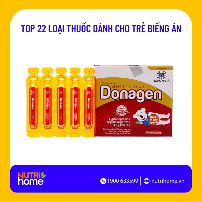 Siro Donagen Gold hỗ trợ bé ăn ngon, ngủ tốt và phát triển toàn diện