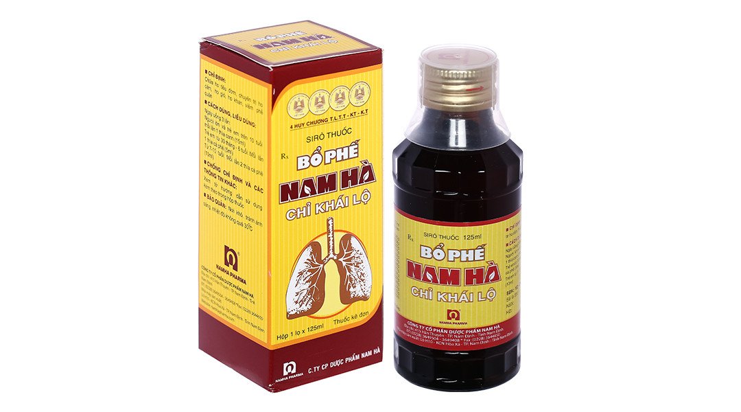 siro trị sổ mũi Bổ Phế Nam Hà cho bé