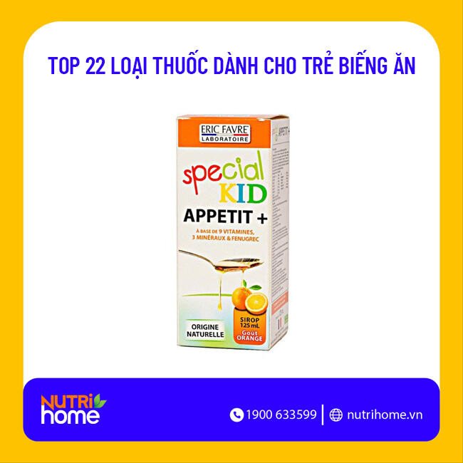 Special Kid Appetit+ siro hương cam cho bé biếng ăn