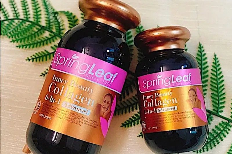 Spring Leaf Inner Beauty Collagen 6-in-1, giải pháp collagen Úc toàn diện cho da, tóc, móng
