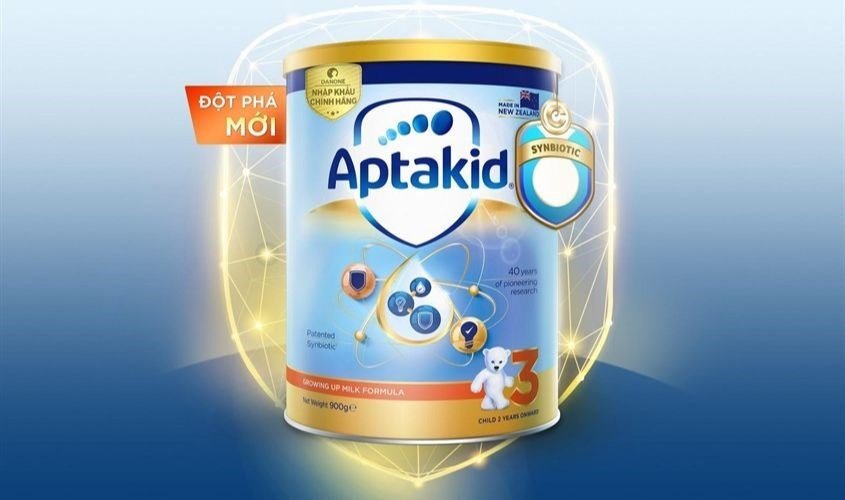 Sữa Aptakid Growing Up Milk Formula số 3 hỗ trợ bé phát triển toàn diện sau 2 tuổi