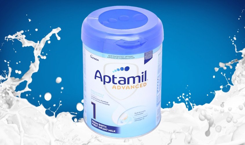 Sữa Aptamil Anh Advanced số 1 cung cấp dinh dưỡng giúp bé tăng trưởng đều đặn