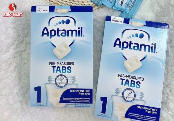 Sữa Aptamil dạng thanh tiện lợi cho việc di chuyển