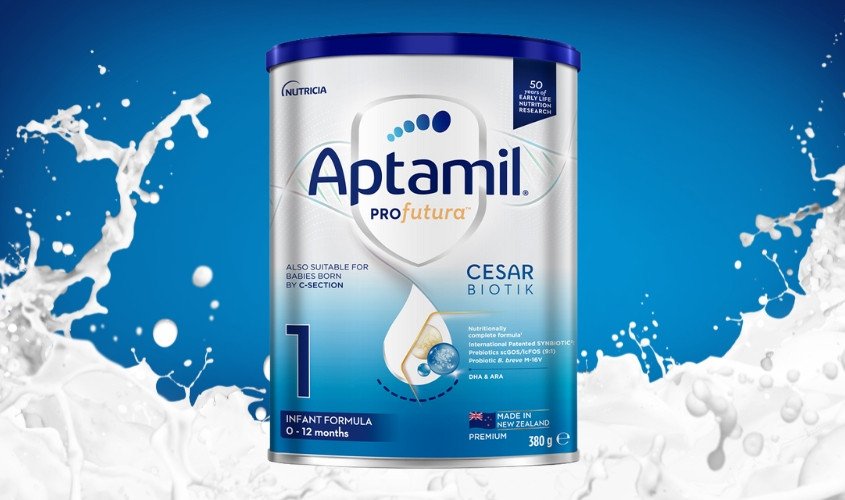 Sữa Aptamil New Zealand bổ sung chất xơ và lợi khuẩn, hỗ trợ bé tăng cân hiệu quả
