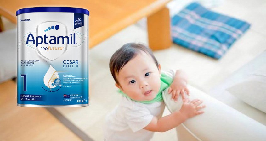 Sữa bột Aptamil Profutura Cesarbiotik số 1 800g cho bé 0-12 tháng