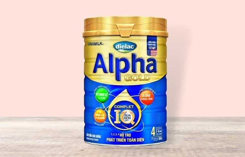 Sữa bột Dielac Alpha Gold IQ số 4 lon 900g (2 - 6 tuổi) giúp bé tăng đề kháng