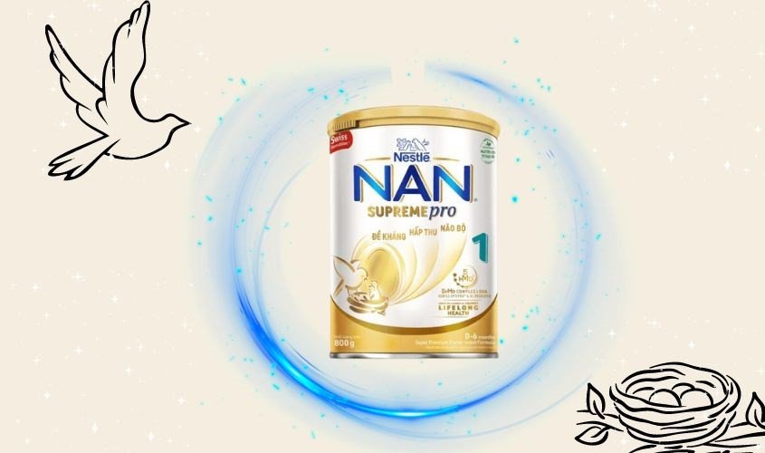 Sữa bột NAN Supremepro số 1 800g (0 - 12 tháng)