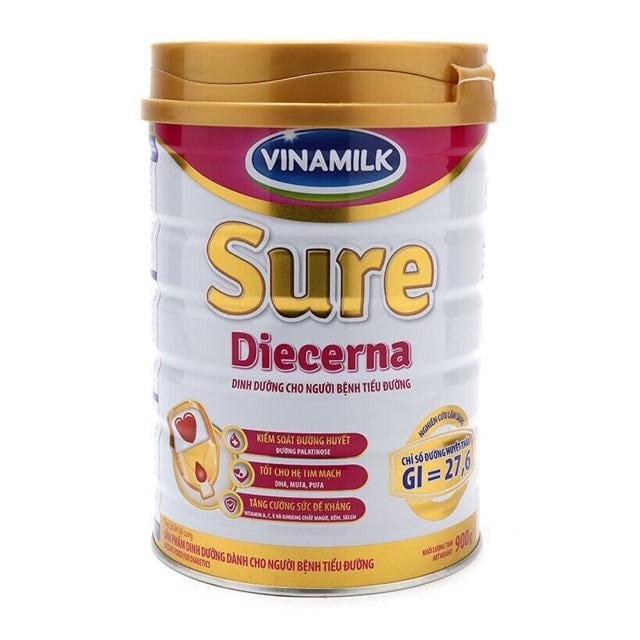 Sữa bột Vinamilk Sure Diecerna cho người tiểu đường kiểm soát đường huyết