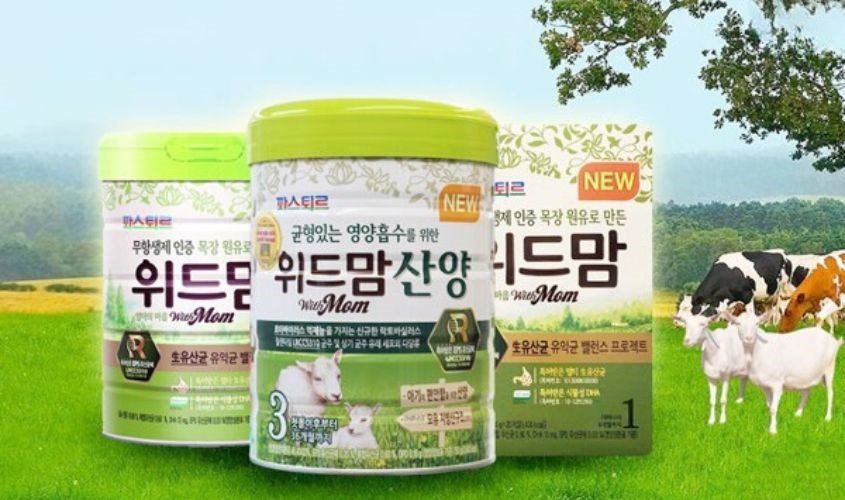 Sữa dê With Mom số 1, lựa chọn thay thế an toàn cho trẻ không dung nạp đường lactose