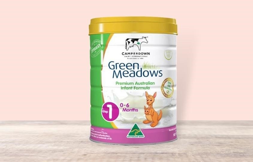 Sữa Green Meadows Úc hỗ trợ sức đề kháng và tiêu hóa cho bé