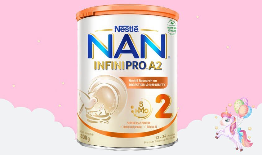 Sữa Nan A2 số 2 phù hợp cho trẻ từ 12-24 tháng tuổi