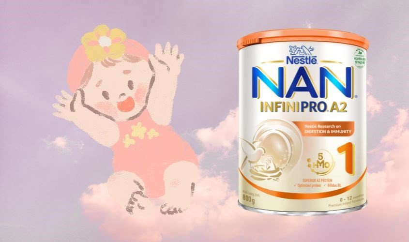 Sữa Nan Infinipro A2 số 1 giúp bé phát triển trí não và thị lực toàn diện