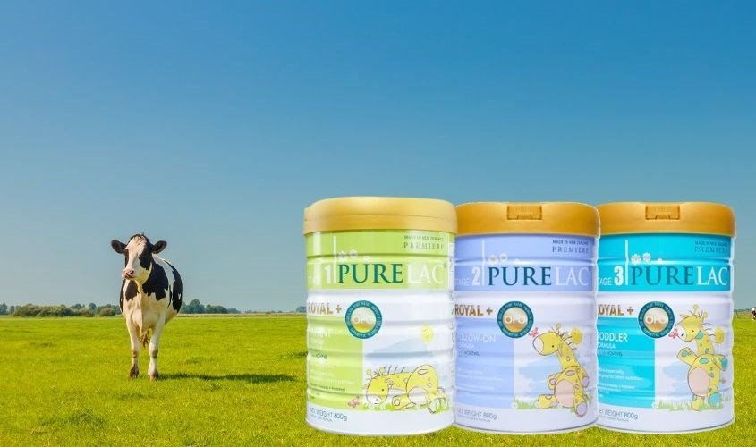 Sữa Purelac cho bé, dinh dưỡng nhập khẩu New Zealand