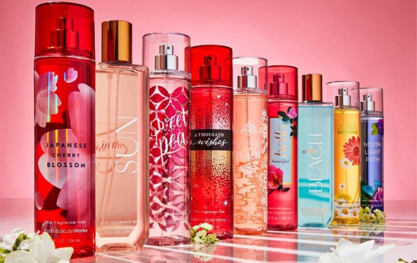 Sữa tắm Bath and Body Works với đa dạng mùi hương
