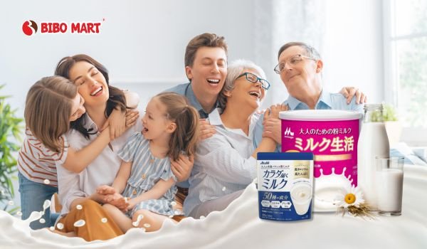 Sữa tốt cho xương khớp người già của Nhật, bảo vệ sức khỏe toàn diện