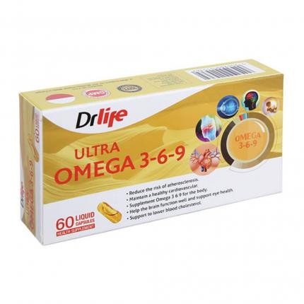 Thực phẩm bổ sung Ultra Omega 3-6-9 của Mỹ cho tim mạch khỏe mạnh