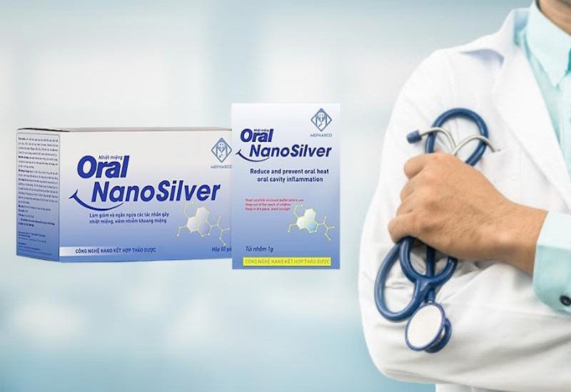 Thuốc bôi nhiệt miệng Oral Nano Silver với thành phần thảo dược tự nhiên