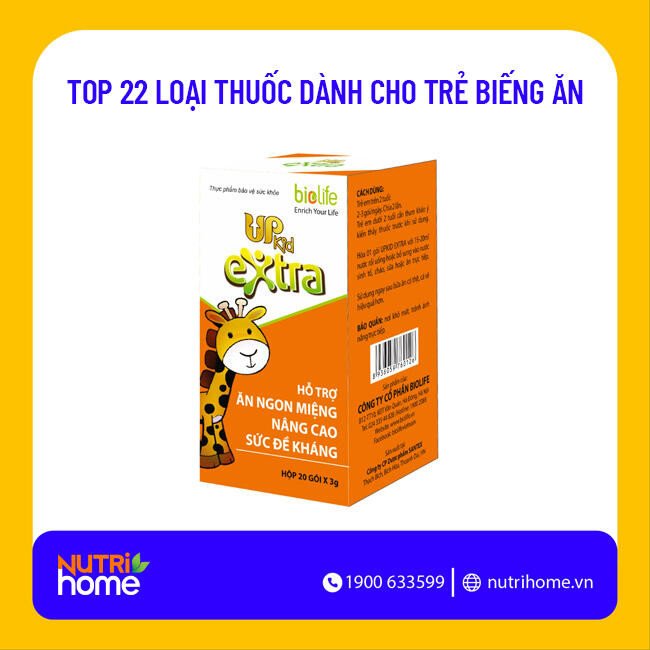 Upkid Extra bổ sung kẽm và selen tăng cường miễn dịch cho bé