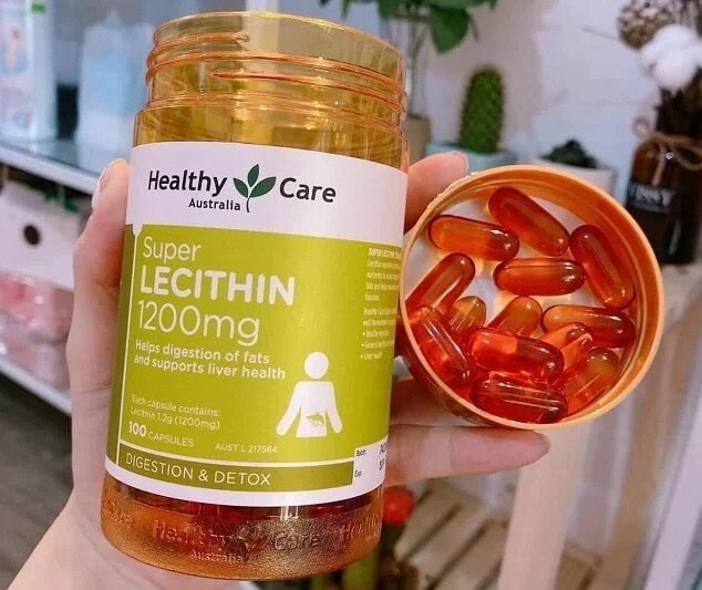 Viên nang mềm Healthy Care Super Lecithin 1200mg chính hãng